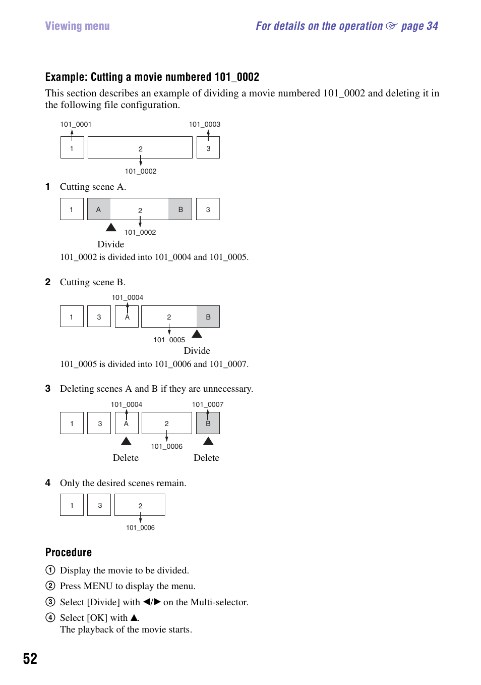 Procedure | Sony NSC-GC1 User Manual | Page 52 / 83