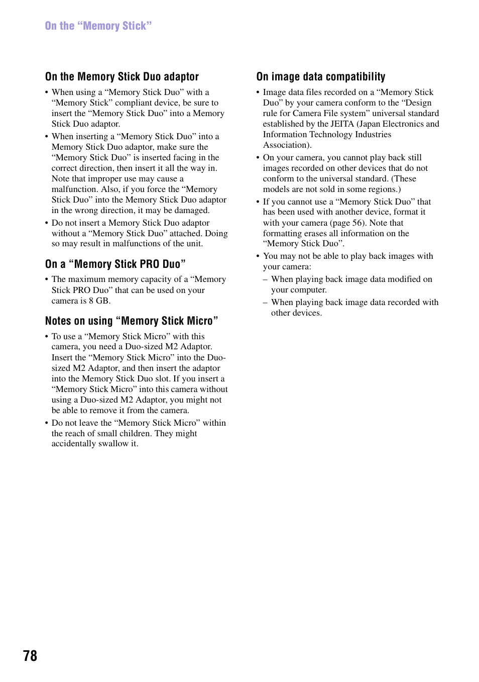 Sony NSC-GC1 User Manual | Page 78 / 83