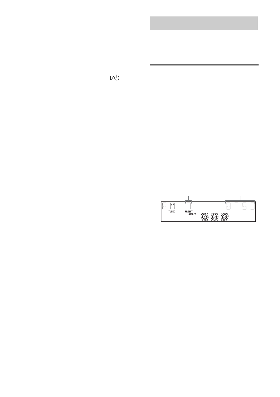 Listening to the radio, Preset tuning | Sony HCD-GX750 User Manual | Page 16 / 48