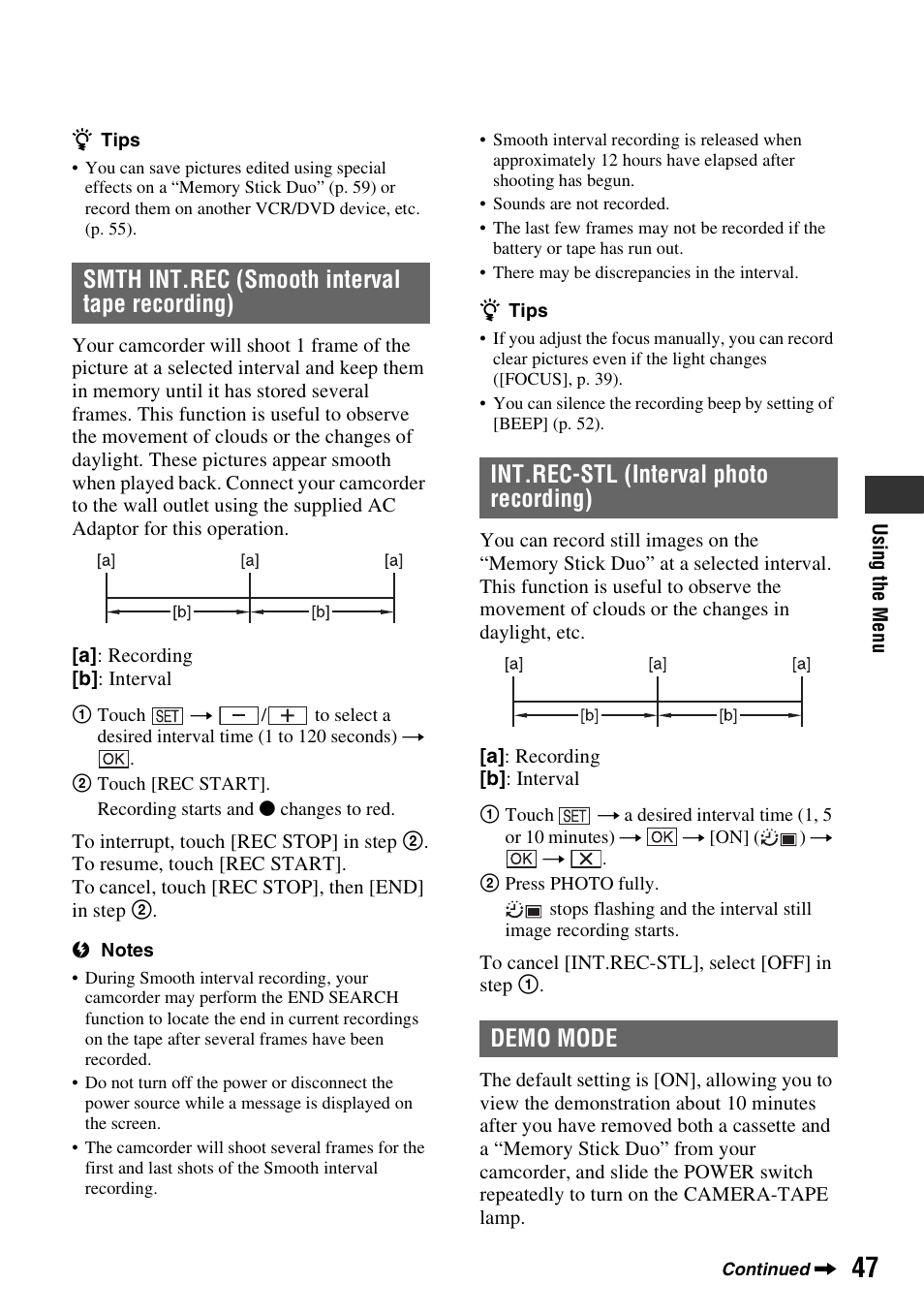 Sony DCR-HC48 User Manual | Page 47 / 116