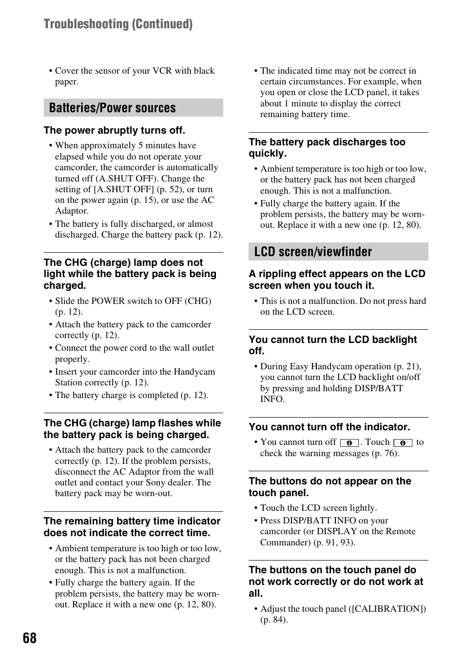 Sony DCR-HC48 User Manual | Page 68 / 116