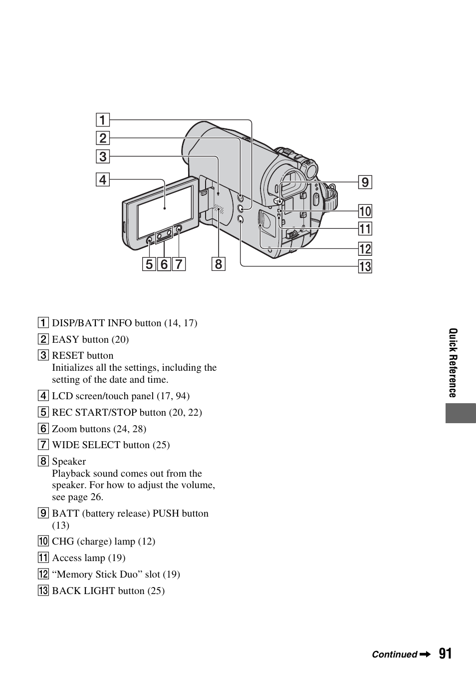 P. 91), P. 91 | Sony DCR-HC48 User Manual | Page 91 / 116