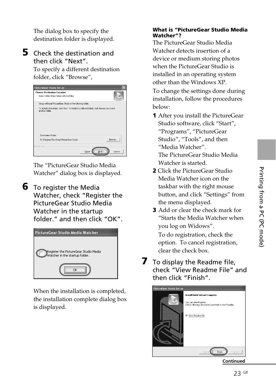 Sony DPP-FP30 User Manual | Page 23 / 50