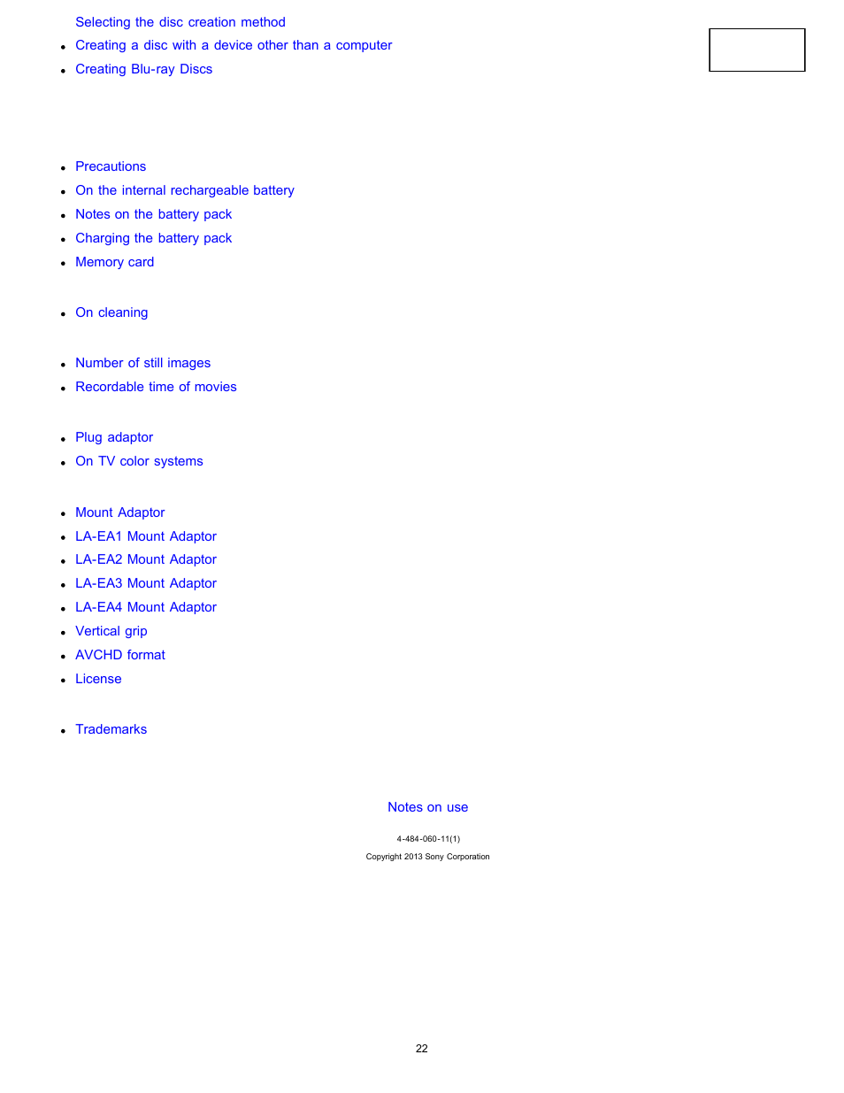 Sony ILCE-7K User Manual | Page 31 / 455