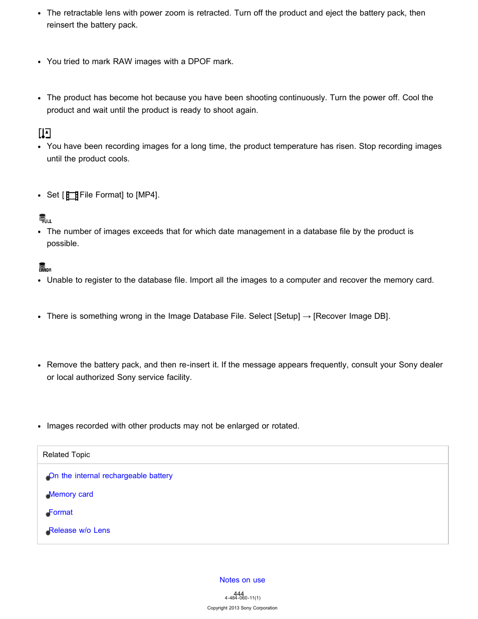 Sony ILCE-7K User Manual | Page 453 / 455