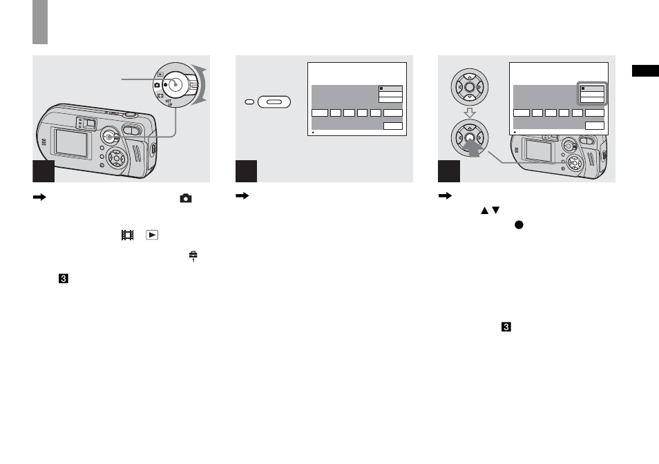 Setting the date and time | Sony DSC-P72 User Manual | Page 21 / 120