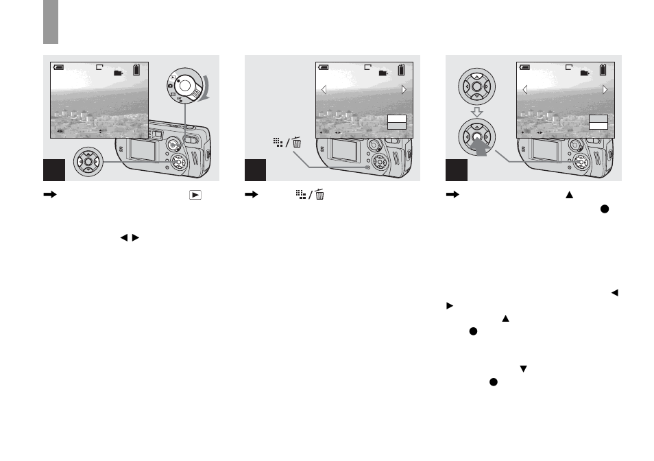 Deleting still images, Deleting images | Sony DSC-P72 User Manual | Page 40 / 120