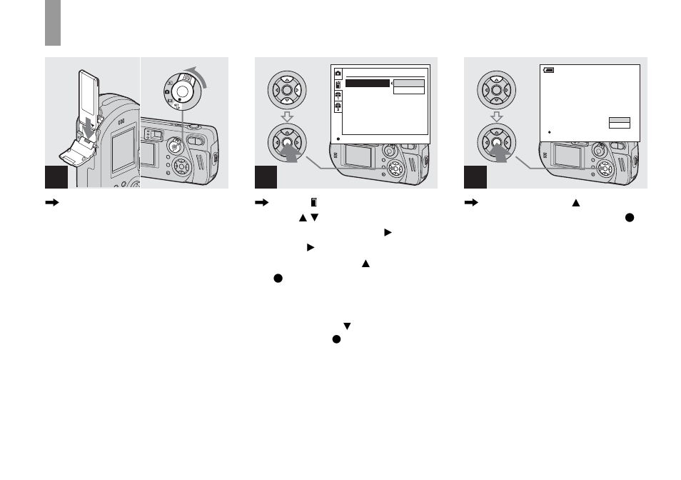 Formatting a “memory stick | Sony DSC-P72 User Manual | Page 44 / 120