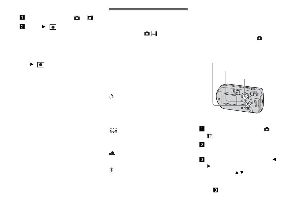 Adjusting color tones, Adjusting color tones – white balance | Sony DSC-P72 User Manual | Page 52 / 120