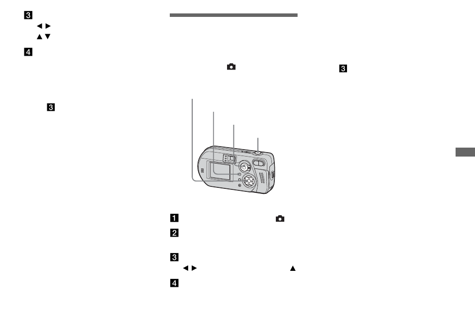 Shooting still images with audio files, Voice | Sony DSC-P72 User Manual | Page 57 / 120