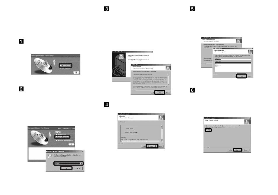 Installing “image transfer | Sony DSC-P72 User Manual | Page 80 / 120