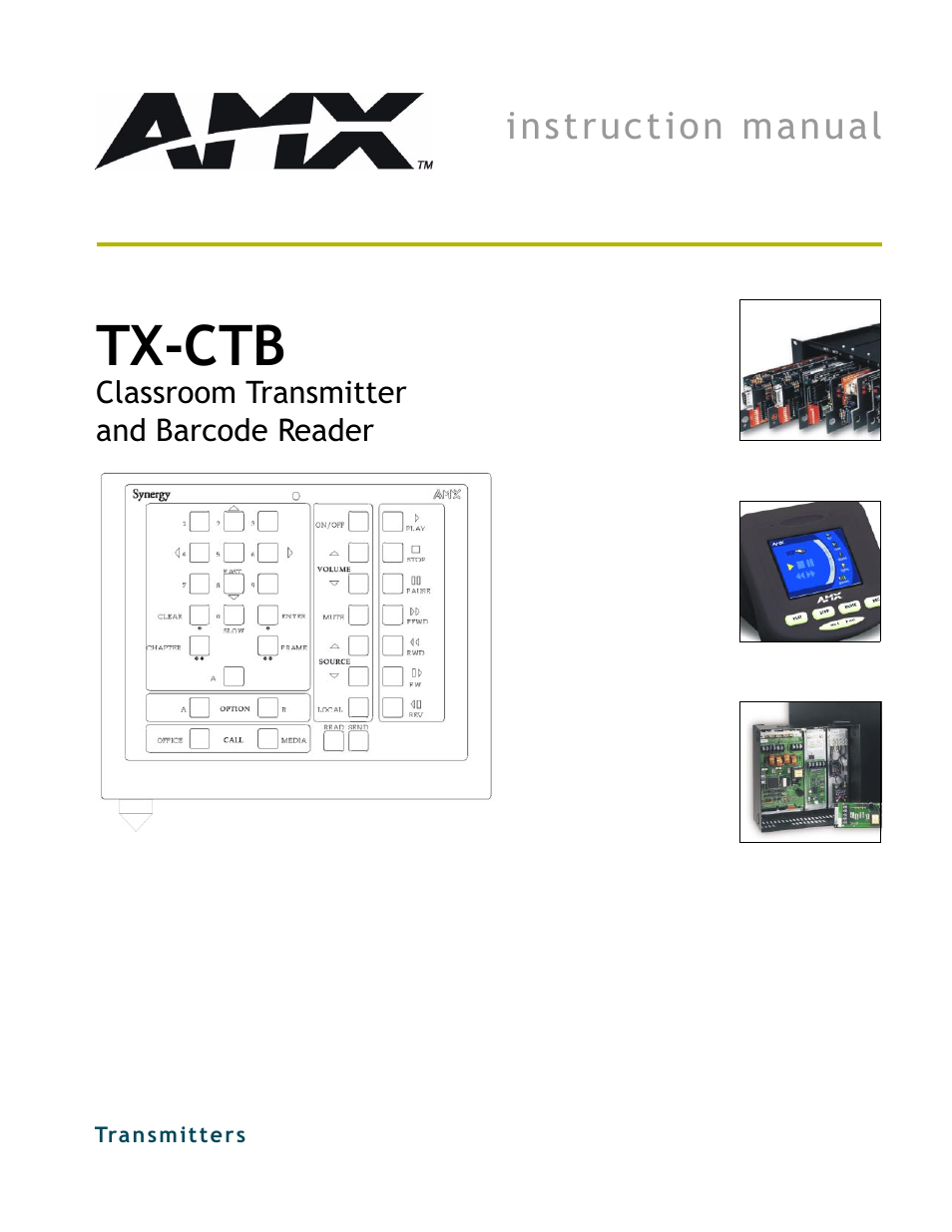 AMX Network Device TX-CTB User Manual | 12 pages