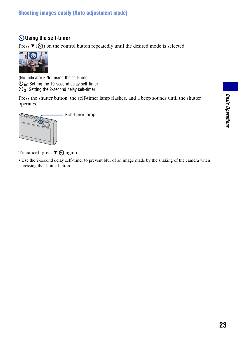 Sony DSC-T20 User Manual | Page 23 / 119