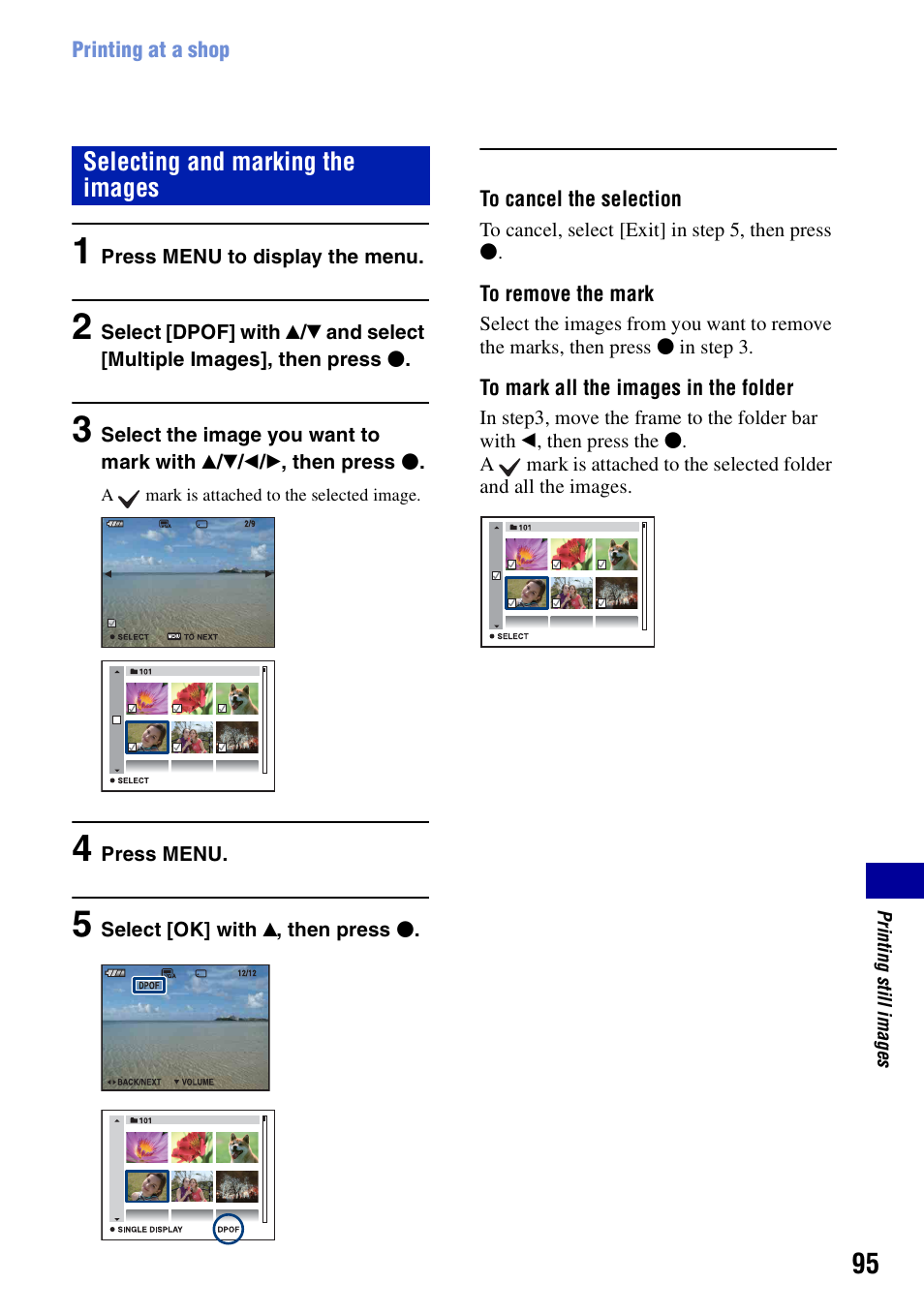 Sony DSC-T20 User Manual | Page 95 / 119
