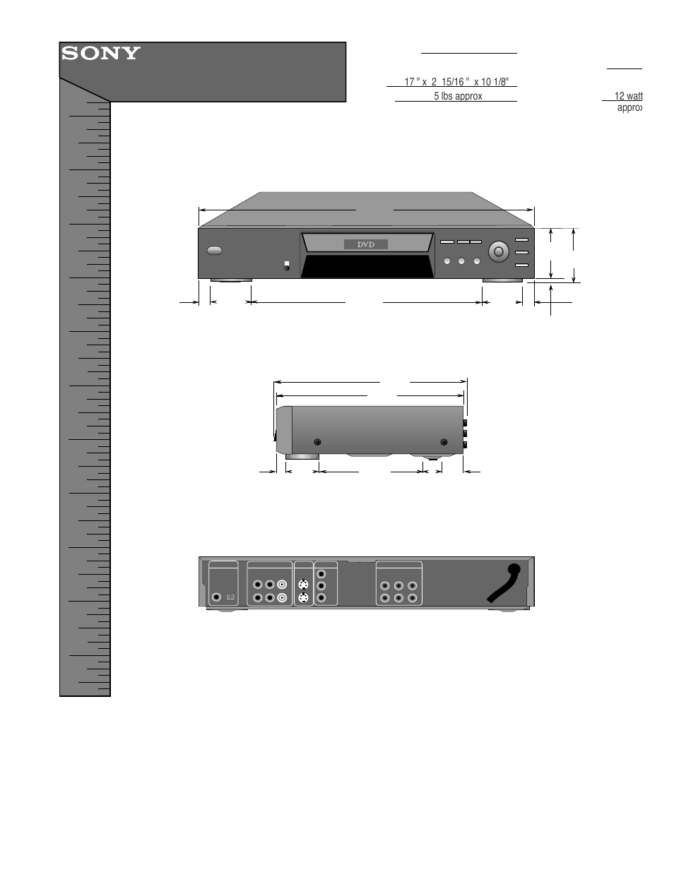 Sony DVP-NS400D User Manual | 1 page