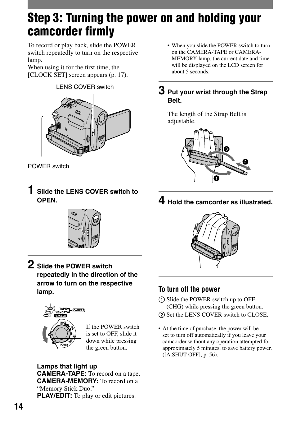 Sony DCR-HC32 User Manual | Page 14 / 123