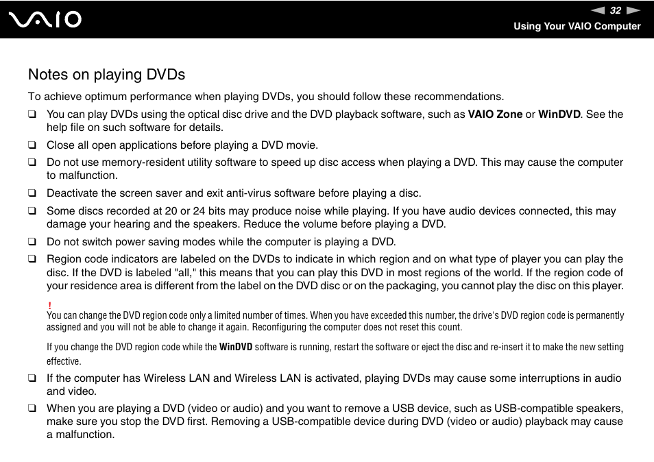 Sony VGN-FS920 User Manual | Page 33 / 149