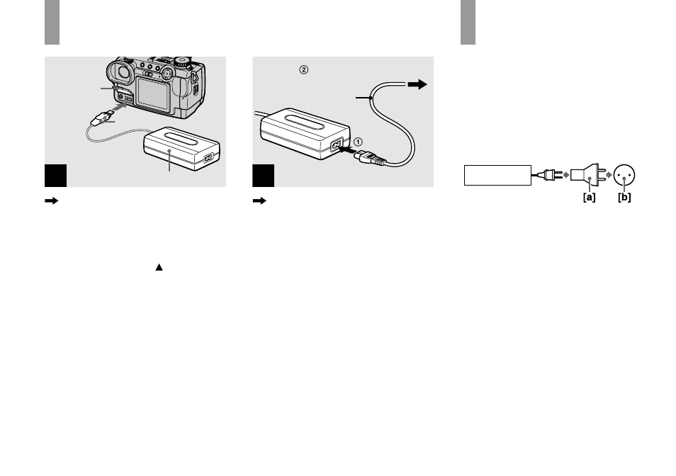 Using an external power source, Using your camera abroad | Sony DSC-F717 User Manual | Page 14 / 124