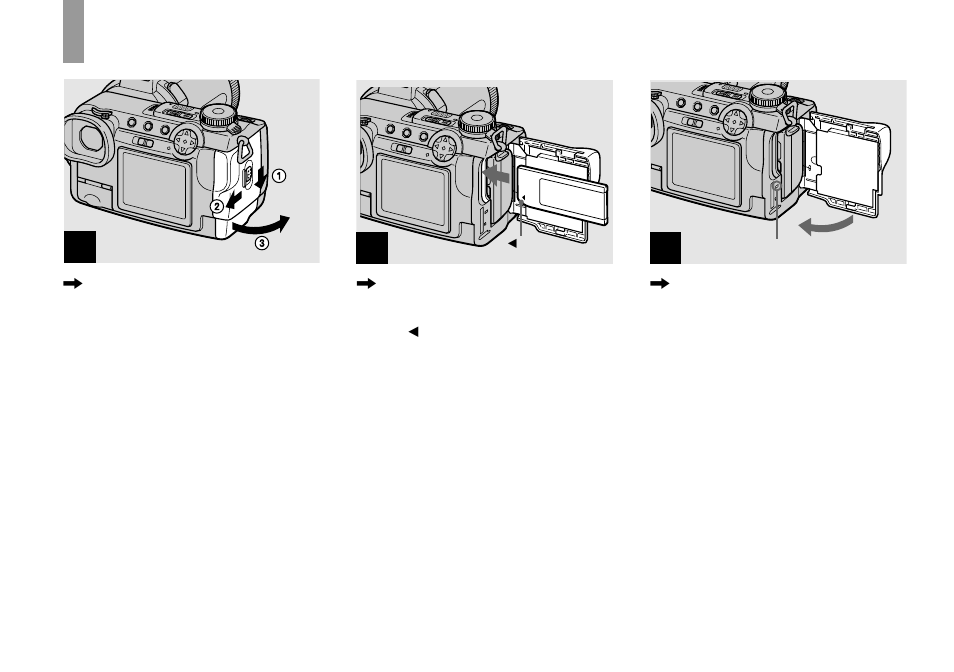 Shooting still images, Inserting and removing a “memory stick, Inserting and removing a | Memory stick | Sony DSC-F717 User Manual | Page 18 / 124