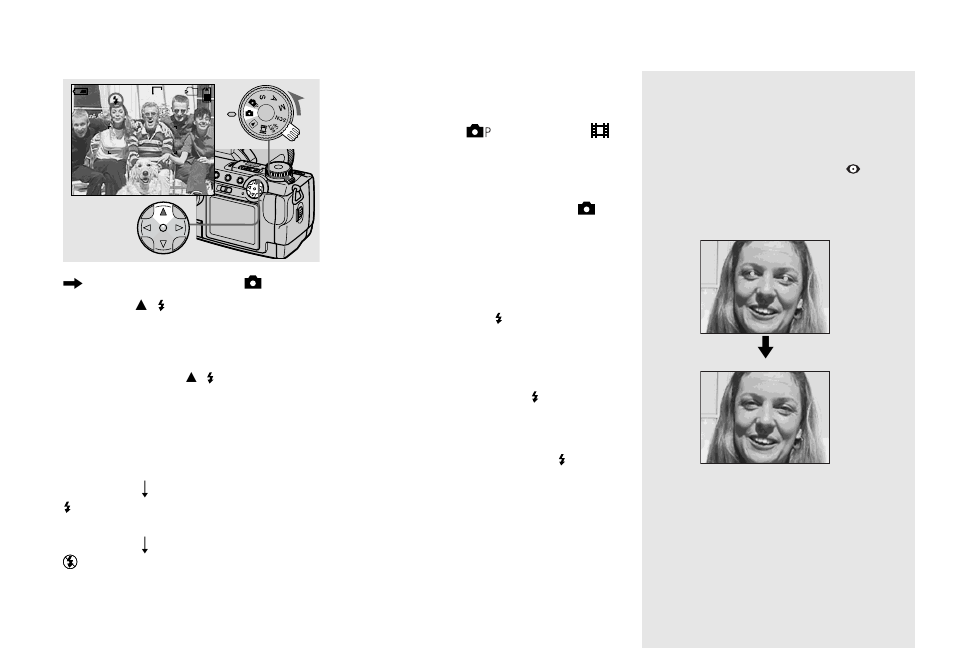 Selecting a flash mode | Sony DSC-F717 User Manual | Page 26 / 124