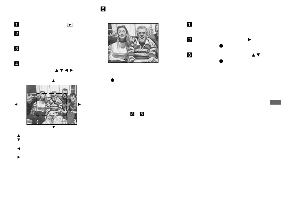 Enlarging an image — playback zoom, Recording an enlarged image — trimming, Enlarging an image | Playback zoom, Recording an enlarged image, Trimming | Sony DSC-F717 User Manual | Page 67 / 124