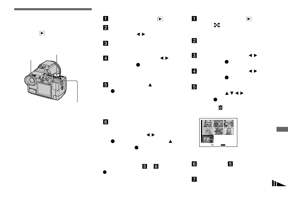 Deleting movies, Deleting movies — delete | Sony DSC-F717 User Manual | Page 77 / 124