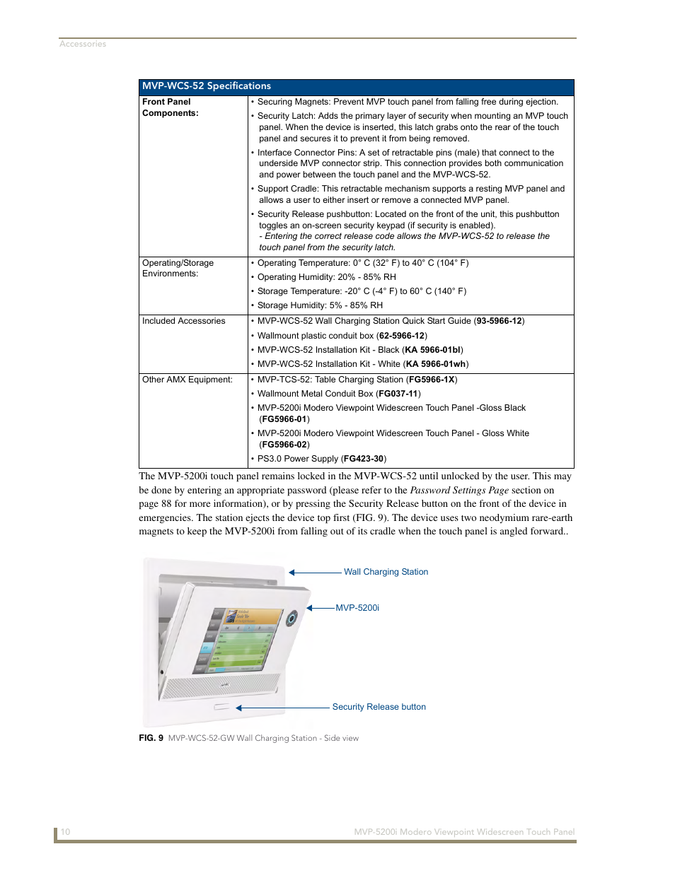 AMX MODERO VIEWPOINT WIDESCREEN TOUCH PANEL MVP-5200I User Manual | Page 18 / 184