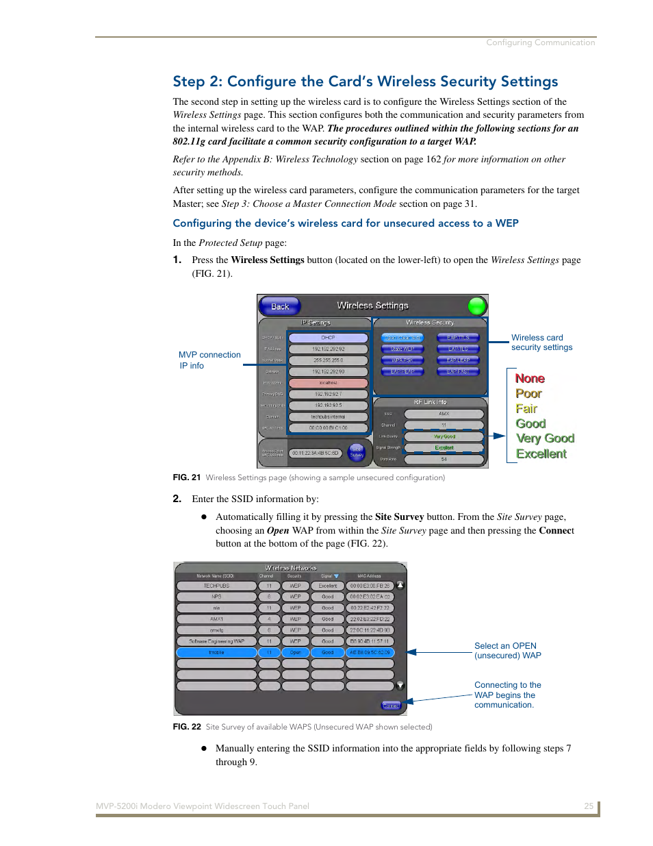 AMX MODERO VIEWPOINT WIDESCREEN TOUCH PANEL MVP-5200I User Manual | Page 33 / 184