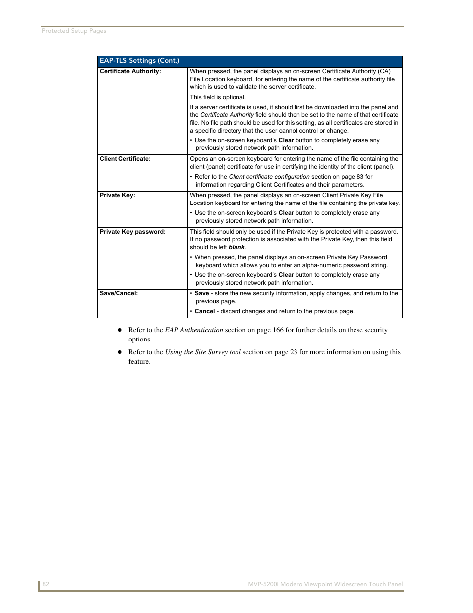 AMX MODERO VIEWPOINT WIDESCREEN TOUCH PANEL MVP-5200I User Manual | Page 90 / 184