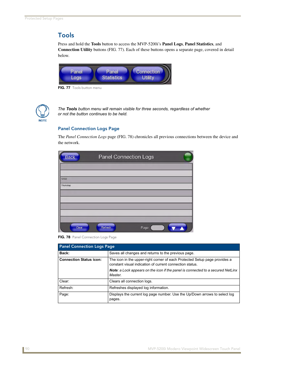 Tools | AMX MODERO VIEWPOINT WIDESCREEN TOUCH PANEL MVP-5200I User Manual | Page 98 / 184