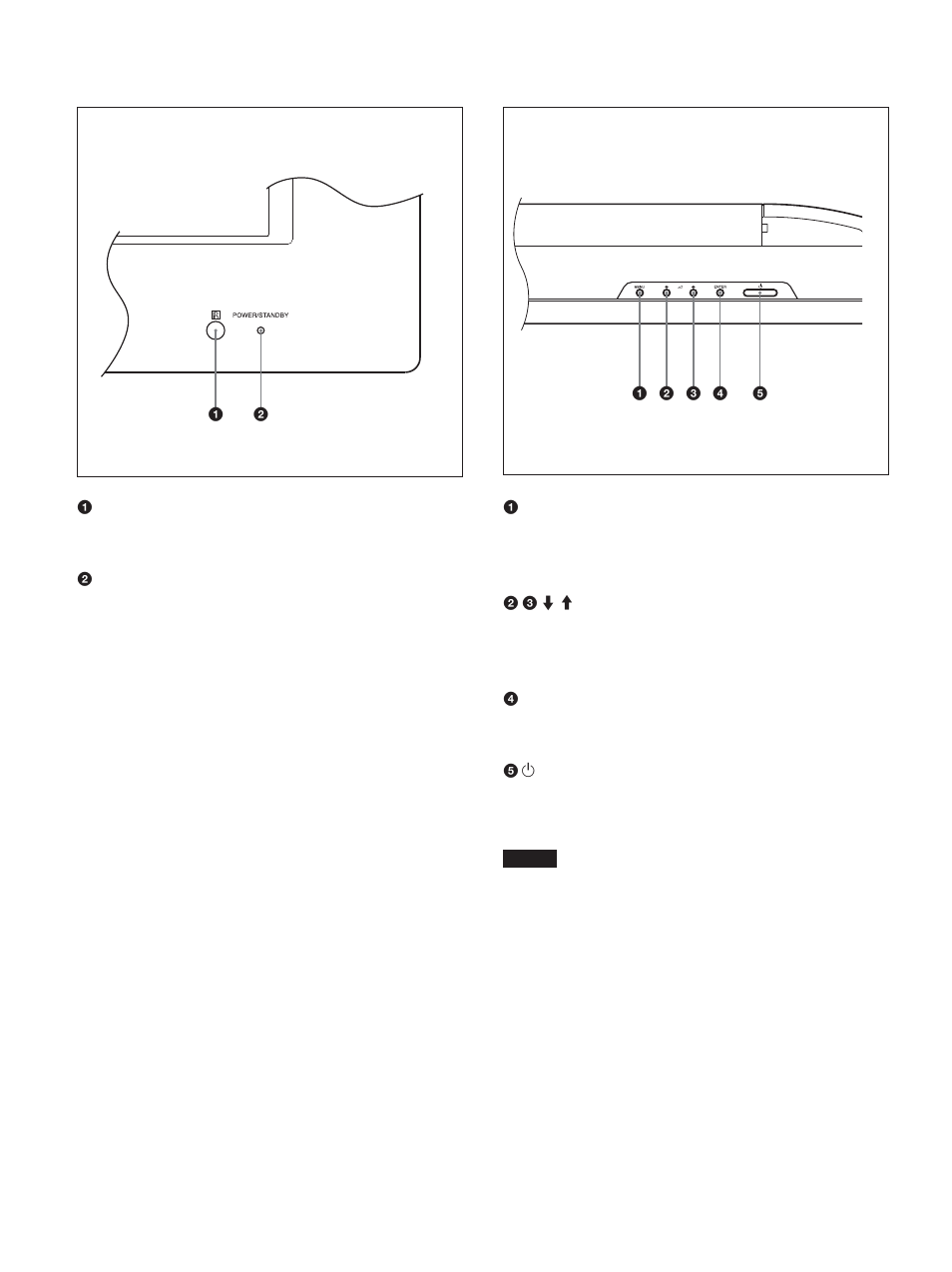 インジケーター部, コントロールボタン部（上面 | Sony FWD-50PX1 User Manual | Page 10 / 348