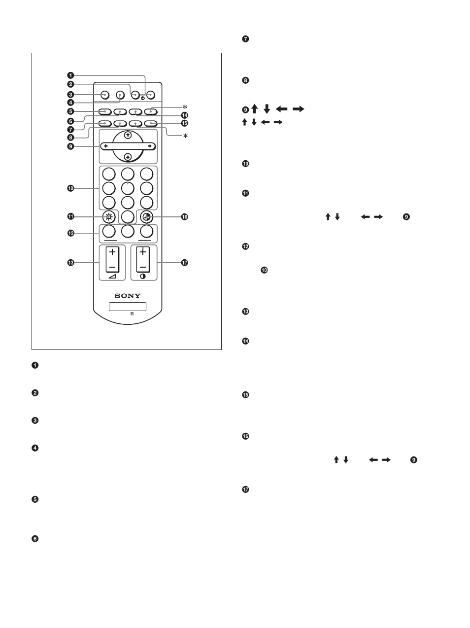 リモートコマンダーrm-980c | Sony FWD-50PX1 User Manual | Page 13 / 348