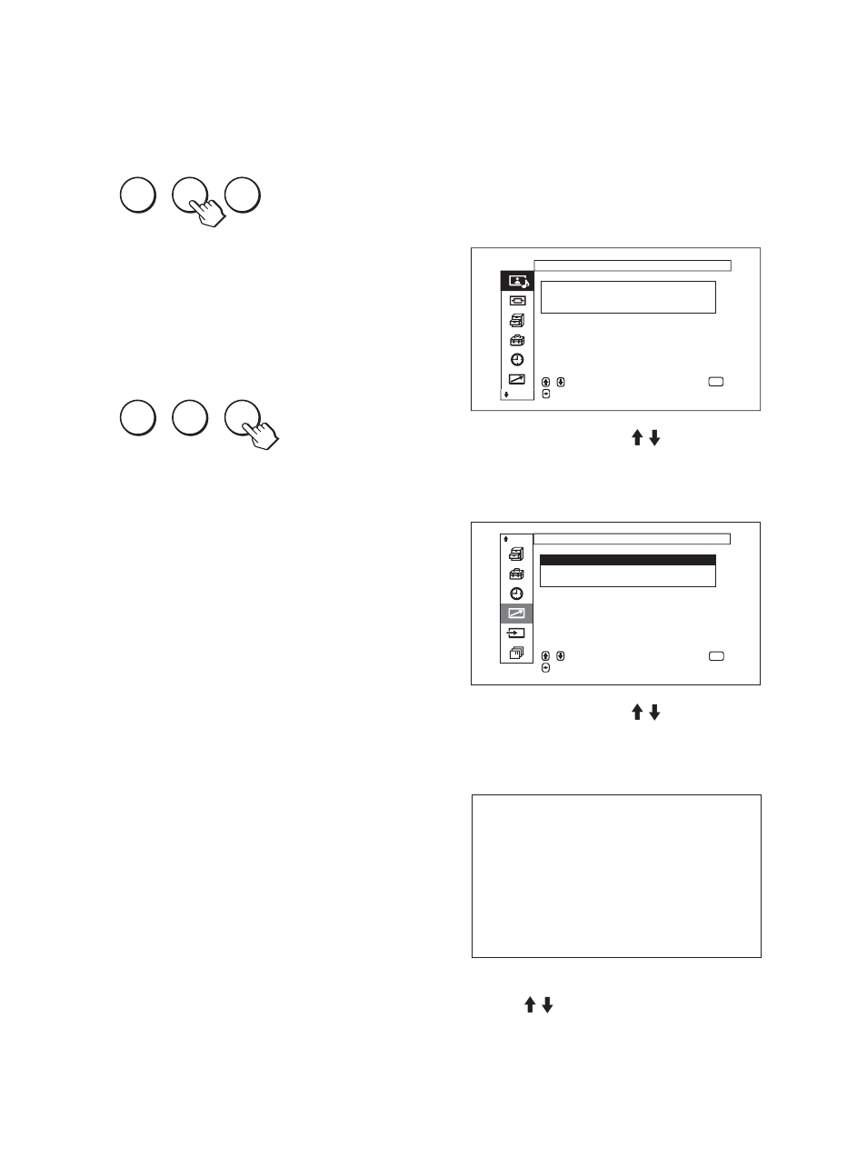 Vous pouvez utiliser uniquement l’écran spécifié | Sony FWD-50PX1 User Manual | Page 145 / 348