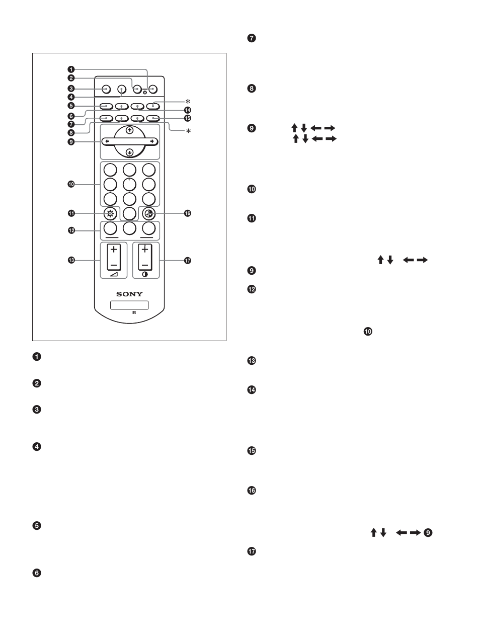 Mando a distancia rm-980c | Sony FWD-50PX1 User Manual | Page 207 / 348