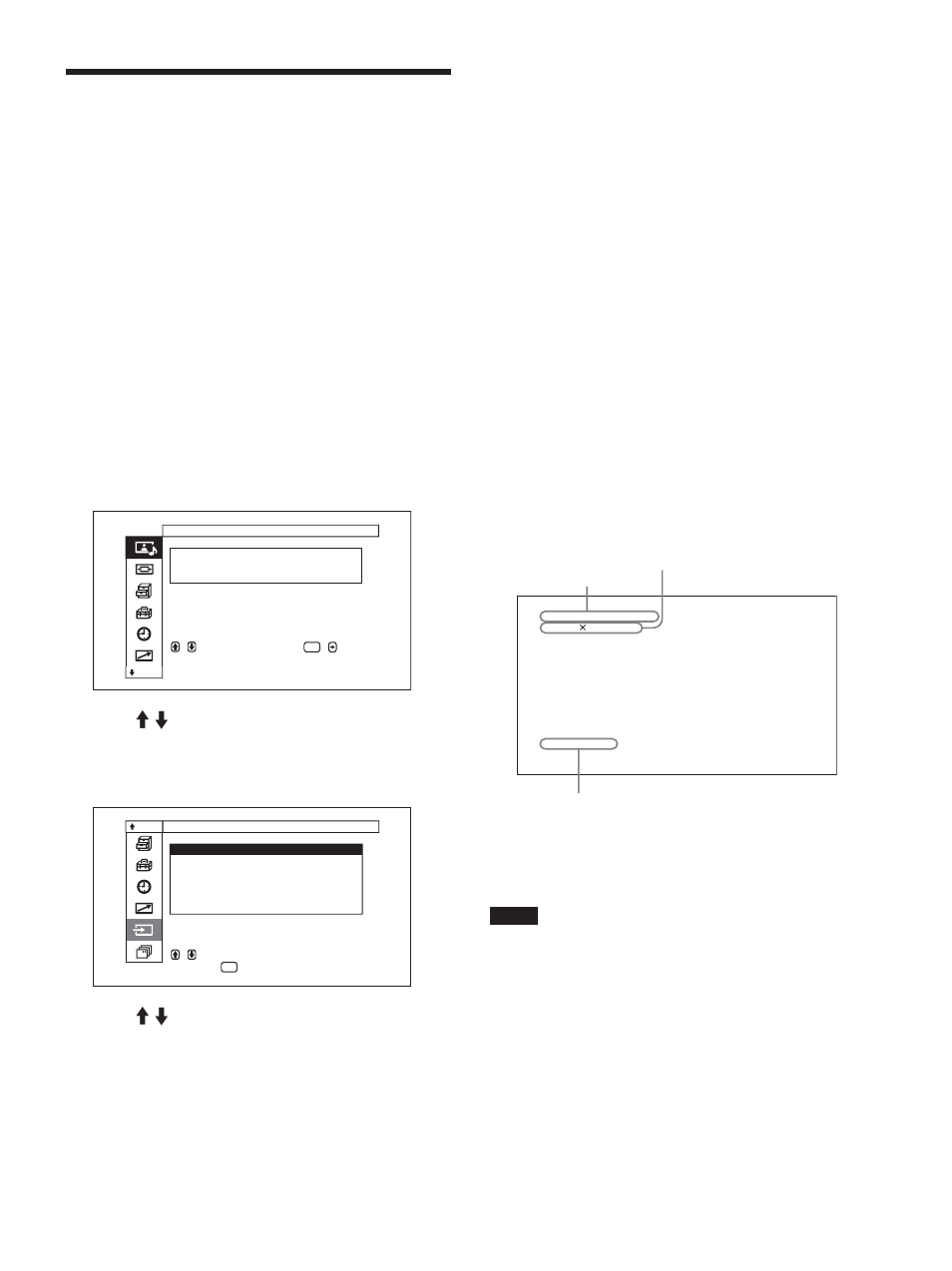 Visualización de la imagen, Conmutación de la señal de entrada | Sony FWD-50PX1 User Manual | Page 223 / 348