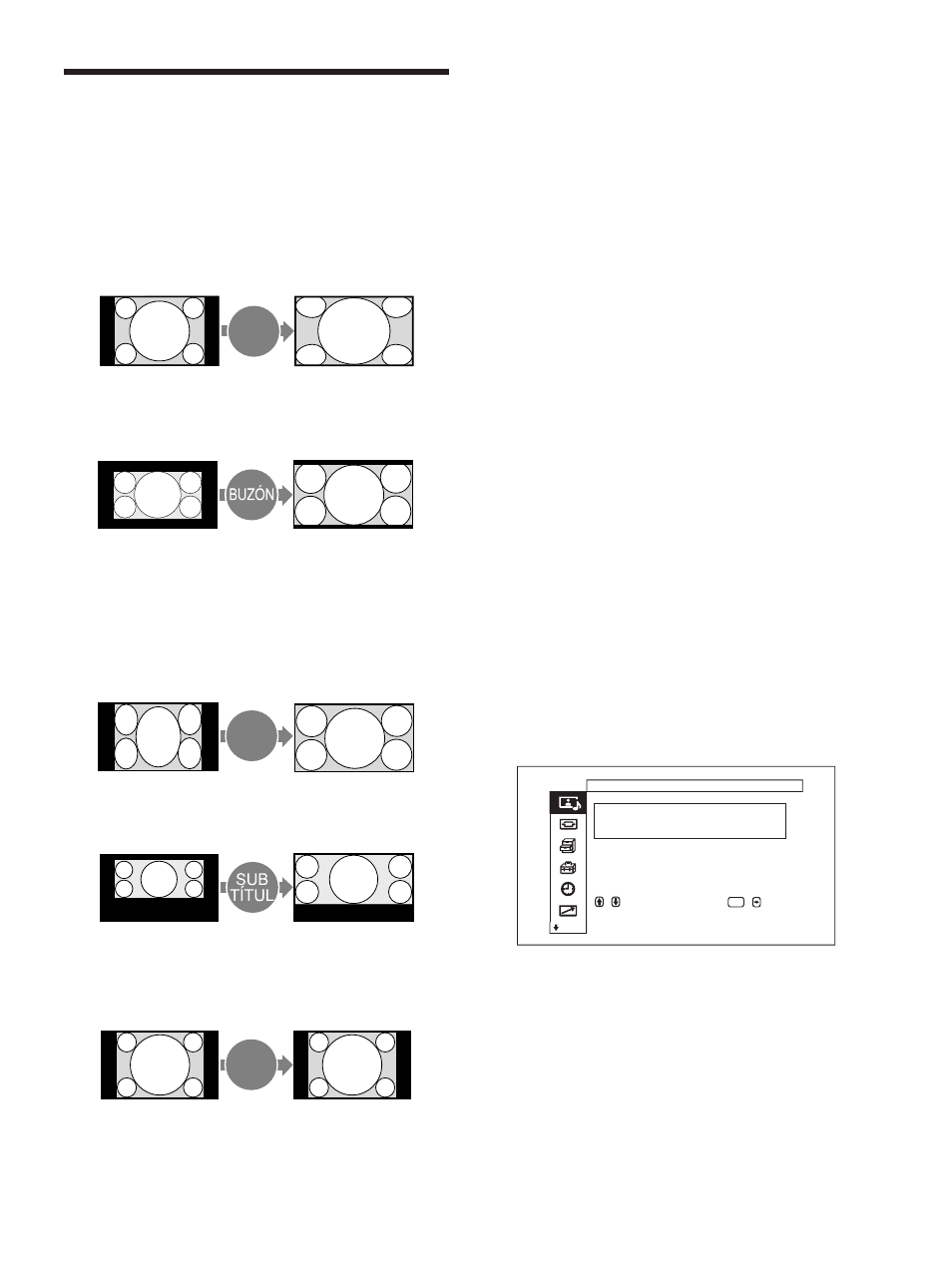 Ampliación de imágenes, Ajuste panorámico auto | Sony FWD-50PX1 User Manual | Page 231 / 348