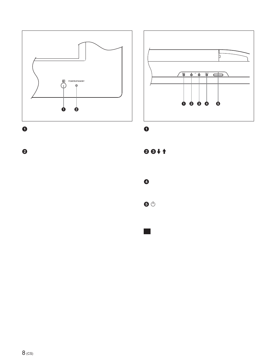 指示灯部分, 控制键部分（顶视图 | Sony FWD-50PX1 User Manual | Page 304 / 348