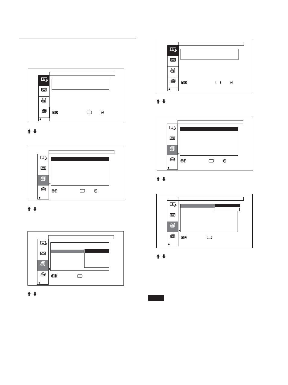 画面表示を切り換える, 節電モード機能, 字幕を表示させる | Sony FWD-50PX1 User Manual | Page 31 / 348