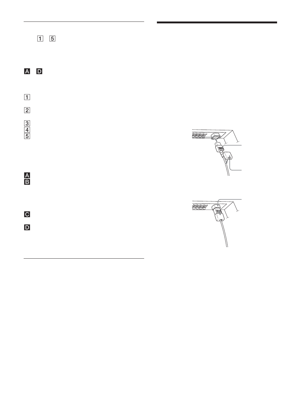 Connections, Connecting the speakers, Connecting the ac power cord | Connection example | Sony FWD-50PX1 User Manual | Page 64 / 348