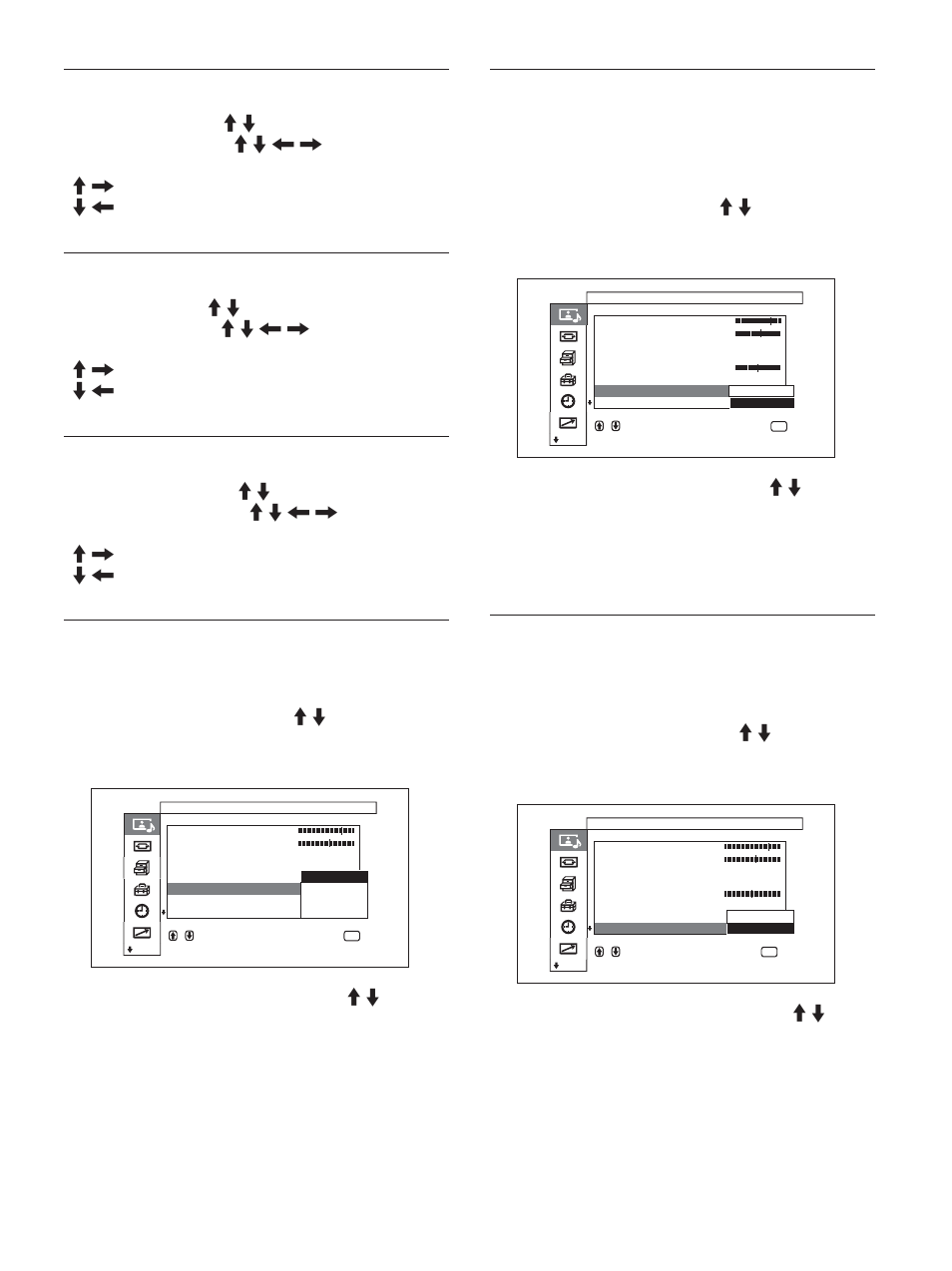 Chroma, Phase, Sharpness | Noise reduct, Cinema drive (cine motion), Dynamic picture, Reduces image graininess and color noise | Sony FWD-50PX1 User Manual | Page 81 / 348