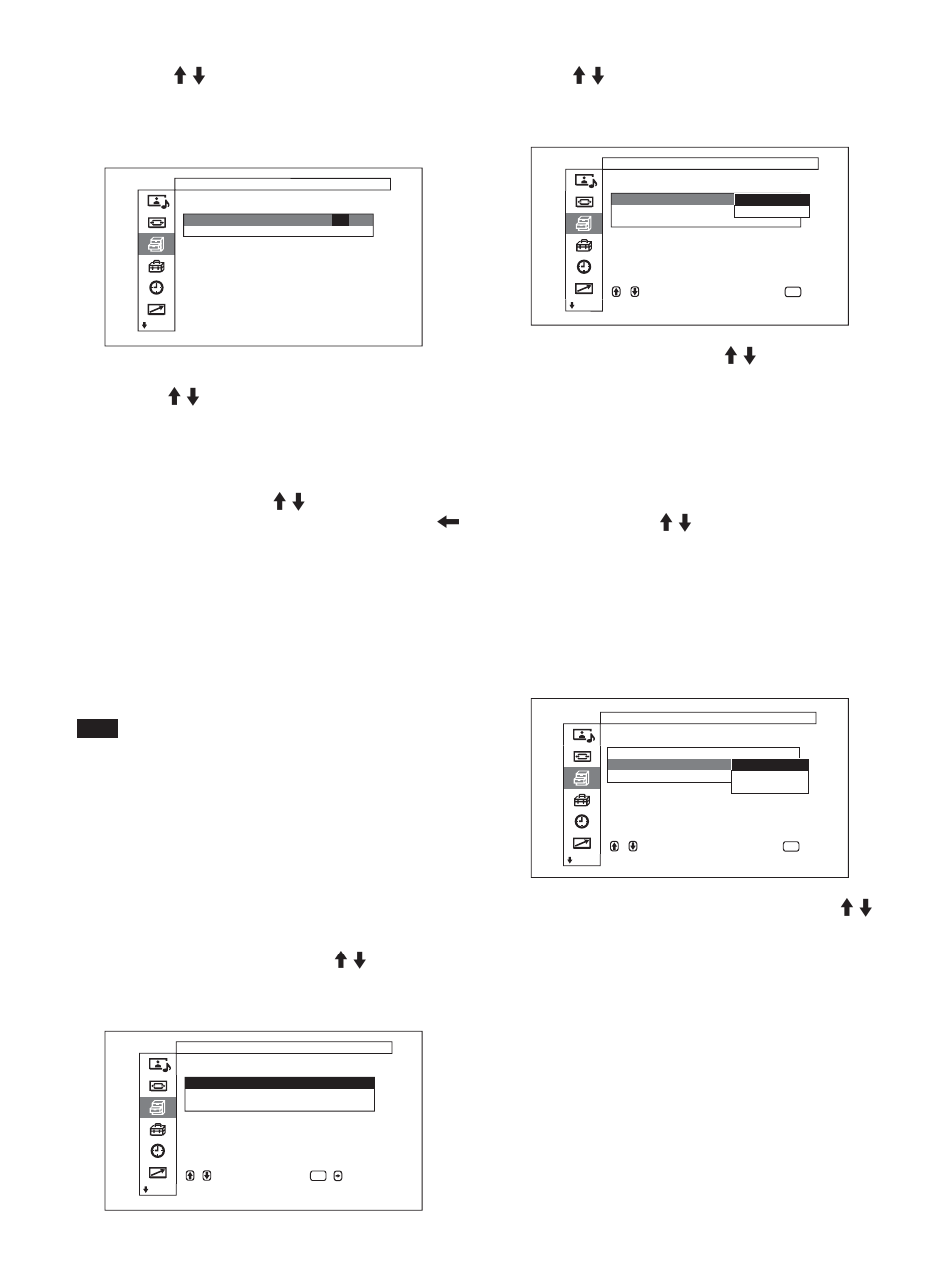 Changing the image position automatically | Sony FWD-50PX1 User Manual | Page 90 / 348