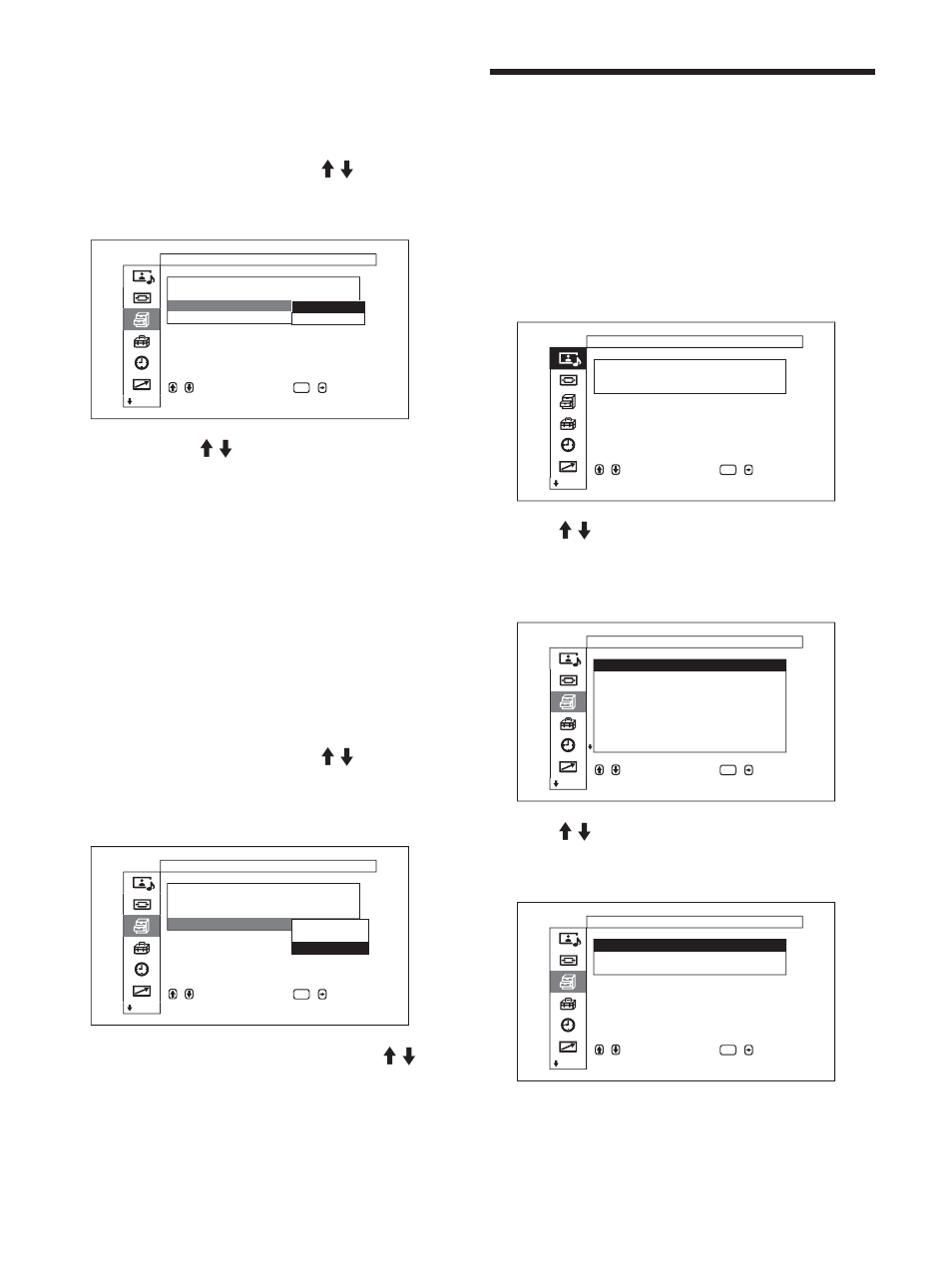 Turning the screen all white, Adjusting the brightness of background of picture, Adjusting color matrix | Sony FWD-50PX1 User Manual | Page 91 / 348