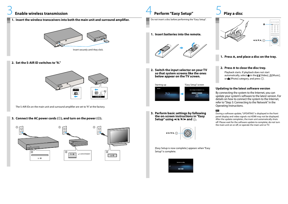 Sony BDV-HZ970W User Manual | Page 2 / 2