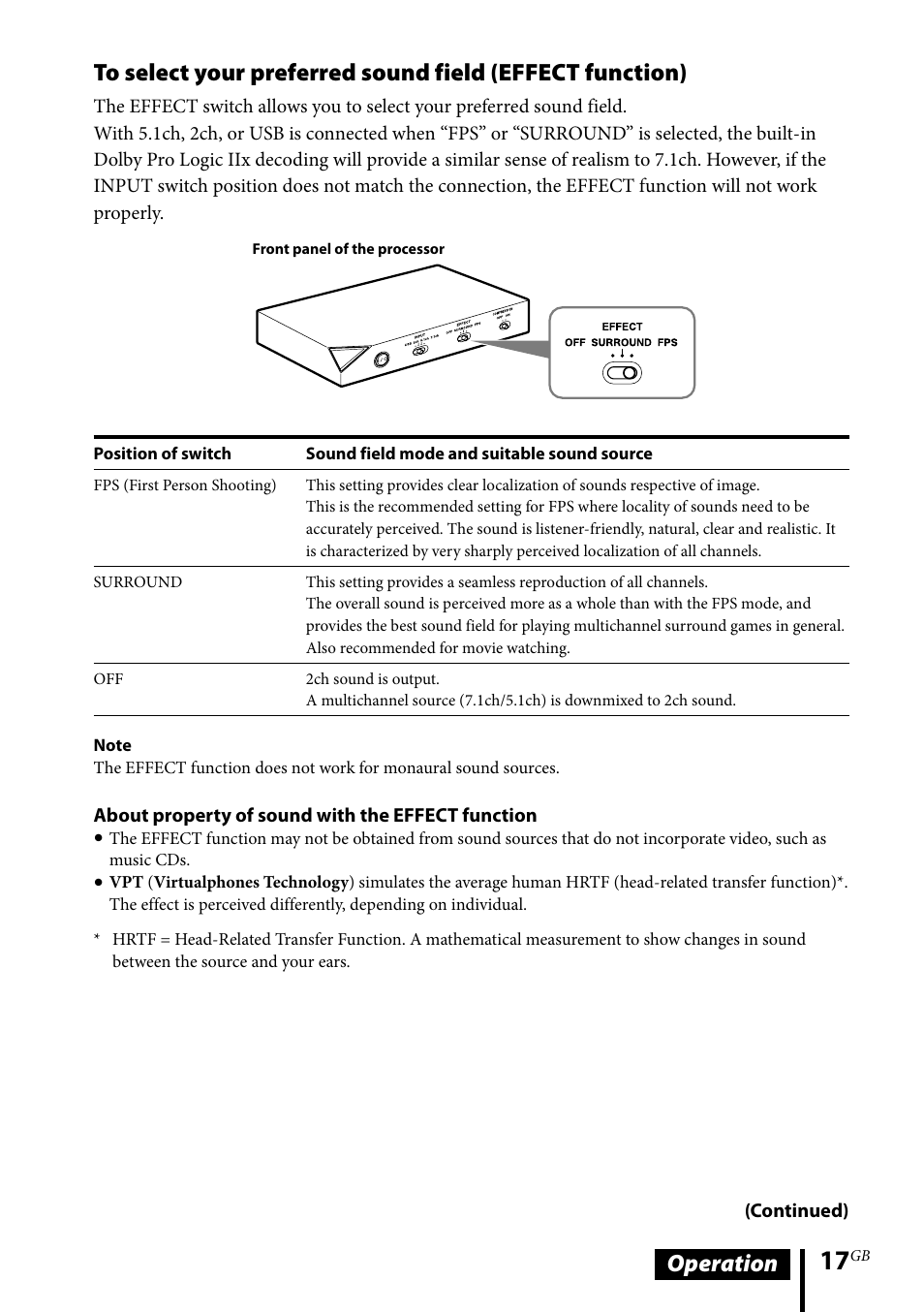 Sony DR-GA500 User Manual | Page 17 / 92