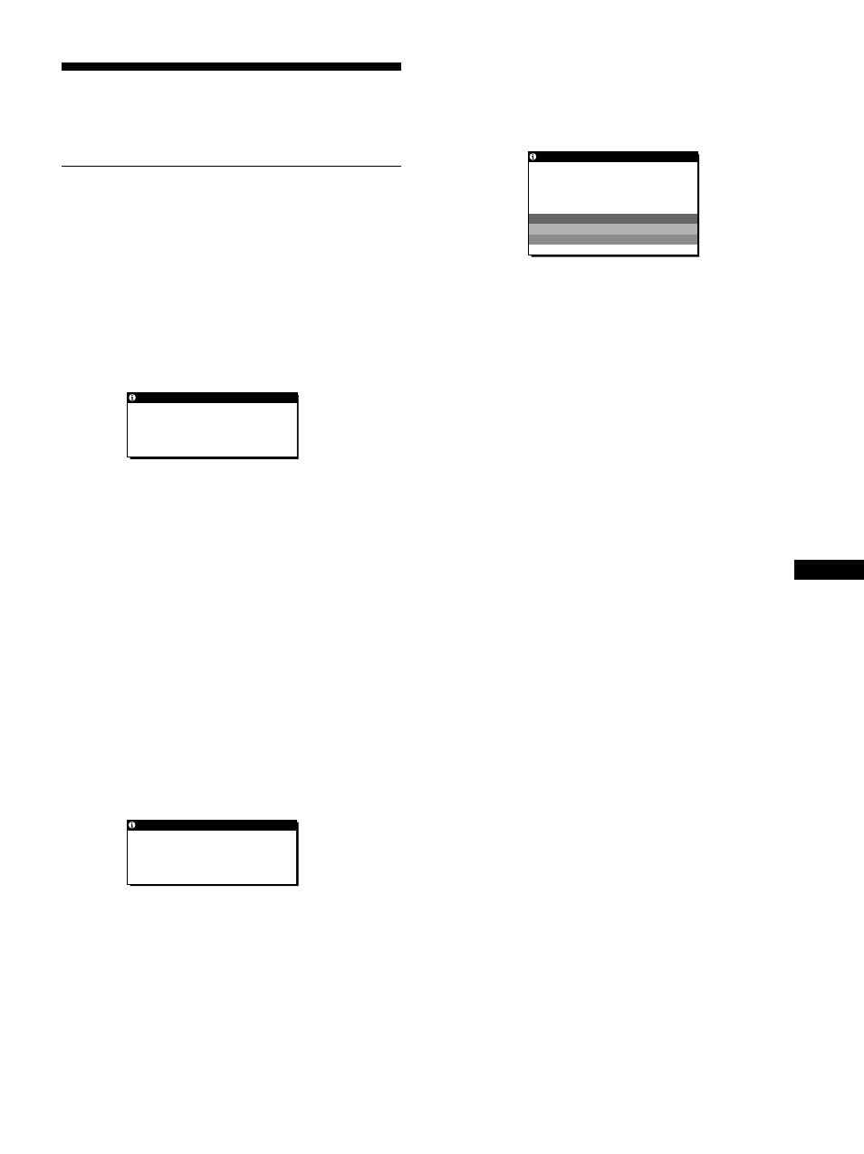 Störungsbehebung, Bildschirmmeldungen | Sony SDM-S81R User Manual | Page 57 / 104