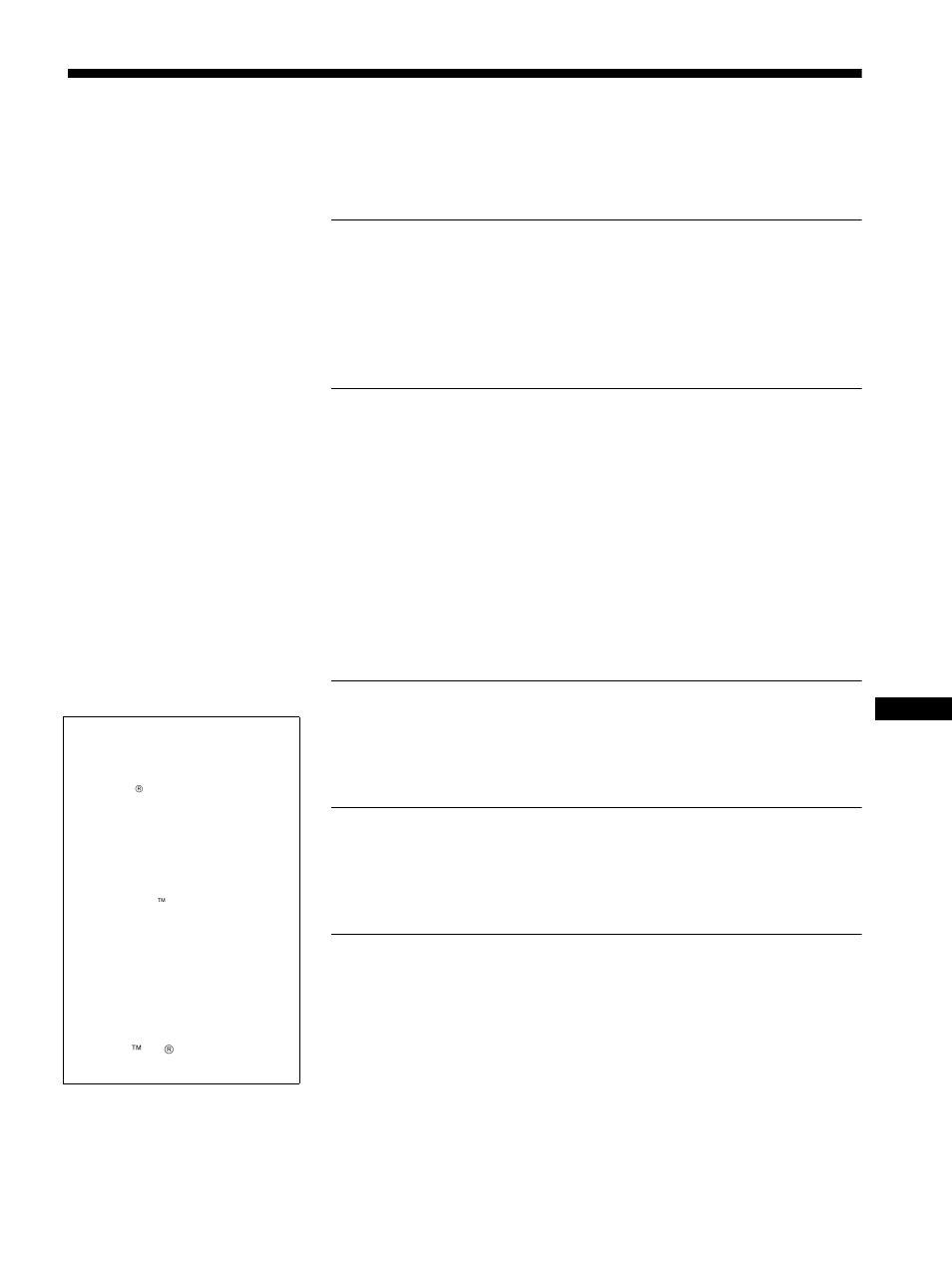 Indice, Installazione, Personalizzazione del monitor | Funzioni, Guida alla soluzione dei problemi, Caratteristiche tecniche | Sony SDM-S81R User Manual | Page 83 / 104