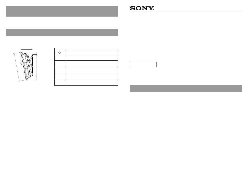 Sony KLV-30XBR900 User Manual | 2 pages