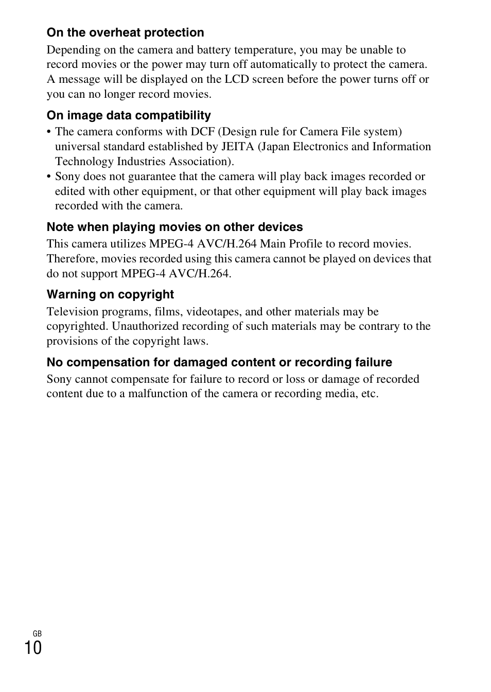 Sony DSC-W370 User Manual | Page 10 / 60