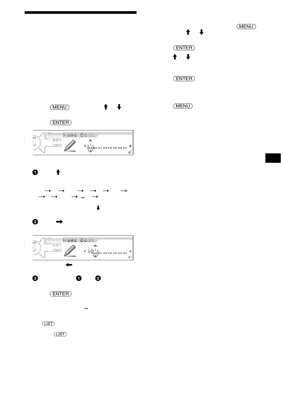 Storing station names, Station memo, 15 storing station names | Sony CDX-M800 User Manual | Page 15 / 84