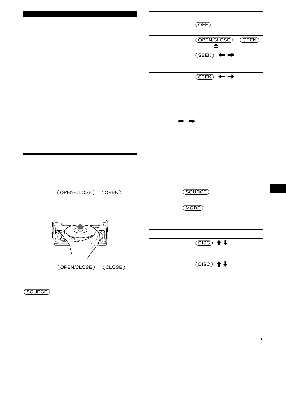 Reproductor de cd unidad de cd/md (opcional), Reproducción de discos | Sony CDX-M800 User Manual | Page 63 / 84